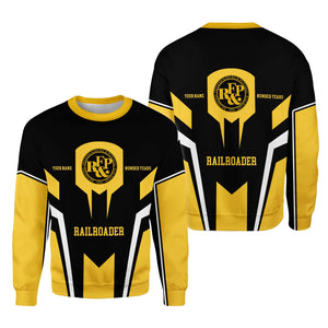 Railspirit Personalized Richmond, Fredericksburg And Potomac Railroad Sweatshirt Custom Year Railroader Shirt Gift Idea For Train Lover