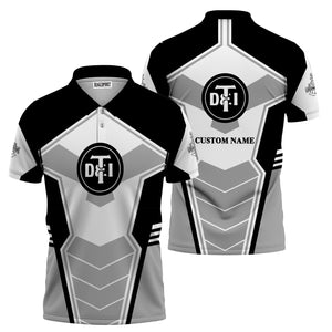 Railspirit Personalized Detroit Toledo And Ironton Railroad Polo Shirt Engine-Inspired Style Train Shirt for Railroad Fanatic