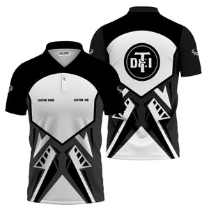 Railspirit Personalized Detroit Toledo And Ironton Railroad Polo Shirt Vibriant Style with Custom Position Train Shirt