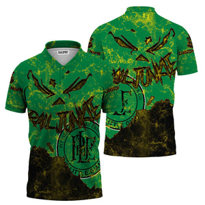 Railspirit Personalized Pittsburgh And Lake Erie Railroad Polo Shirt Torn Graphic Style Train Shirt For Rail Junkie