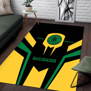 Railspirit Personalized Pittsburgh And Lake Erie Railroad Area Rug Custom Year Railroader Rug Gift Idea For Train Lover