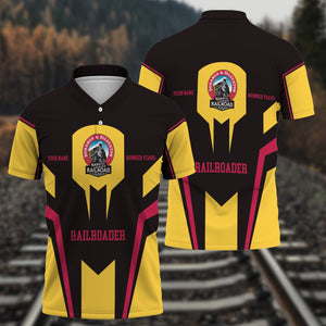 Railspirit Personalized Durango And Silverton Narrow Gauge Railroad Polo Shirt Custom Year Railroader Shirt Gift Idea For Train Lover