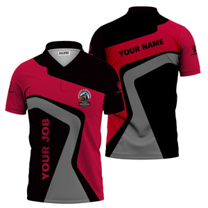 Railspirit Personalized Durango And Silverton Narrow Gauge Railroad Polo Shirt Unique Design with Custom Job Position Train Shirt