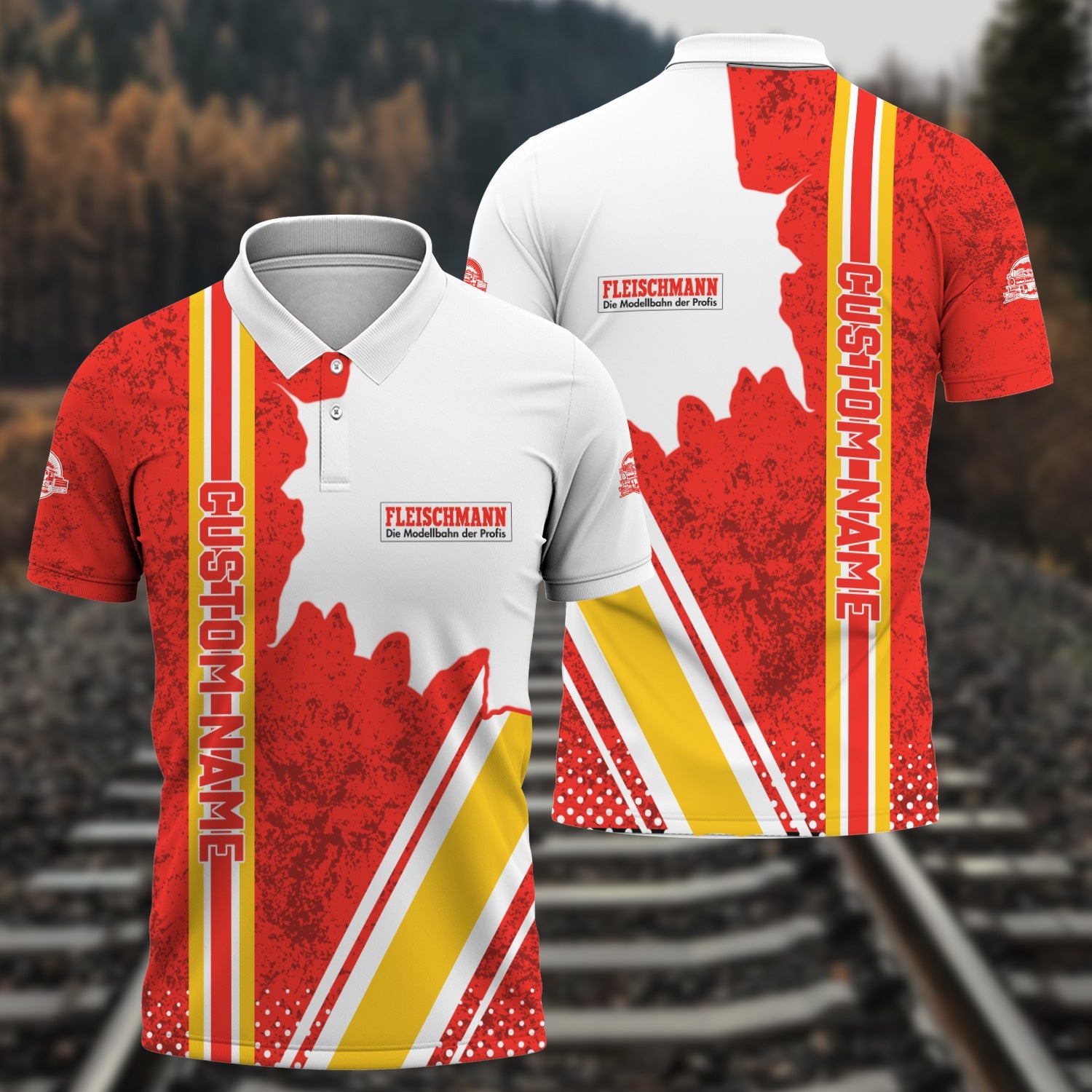 Railspirit Personalized Fleischmann And Western Railroad Polo Shirt All Over Printed Unisex Shirt