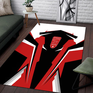 Railspirit Personalized Bangor And Aroostook Railroad Area Rug Strong Line Style  Train Area Rug Gift Idea For Train Lover