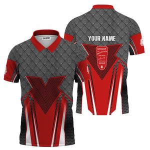 Railspirit Personalized Bangor And Aroostook Railroad Polo Shirt Rugged Steel Vibes Train Shirt All Over Print