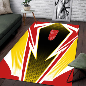 Railspirit Bangor And Aroostook Railroad Area Rug Lightning Graphic Style Rug Gift Idea For Train Lover