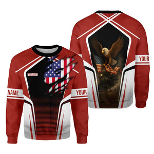 Railspirit Personalized New Hope Railroad Sweatshirt American Eagle Vintage Train Shirt