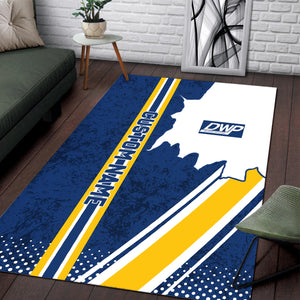 Railspirit Personalized Duluth, Winnipeg and Pacific Railway Area Rug Vintage All Over Printed Rug