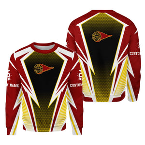 Railspirit Personalized Western Maryland Railway Sweatshirt Lightning Graphic Style Shirt Gift Idea For Train Lover