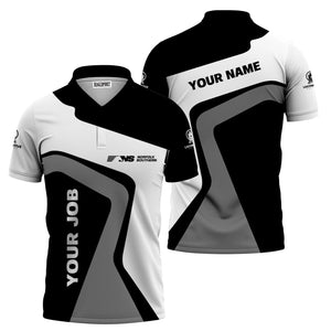 Railspirit Personalized Norfolk Southern Railway Polo Shirt Unique Design with Custom Job Position Train Shirt