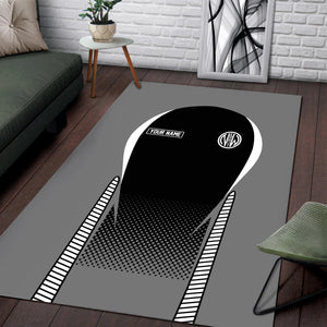 Railspirit Personalized Norfolk and Western Railway Area Rug N&W All Over Printed Rug