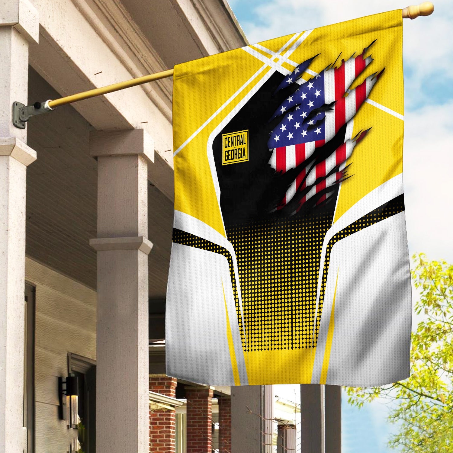 Railspirit Personalized Central of Georgia Railway Garden Flag American Vintage All Over Printed Flag