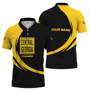 Railspirit Personalized Central of Georgia Railway Polo Shirt Unique Graphic Style Shirt For Train Enthusiasts