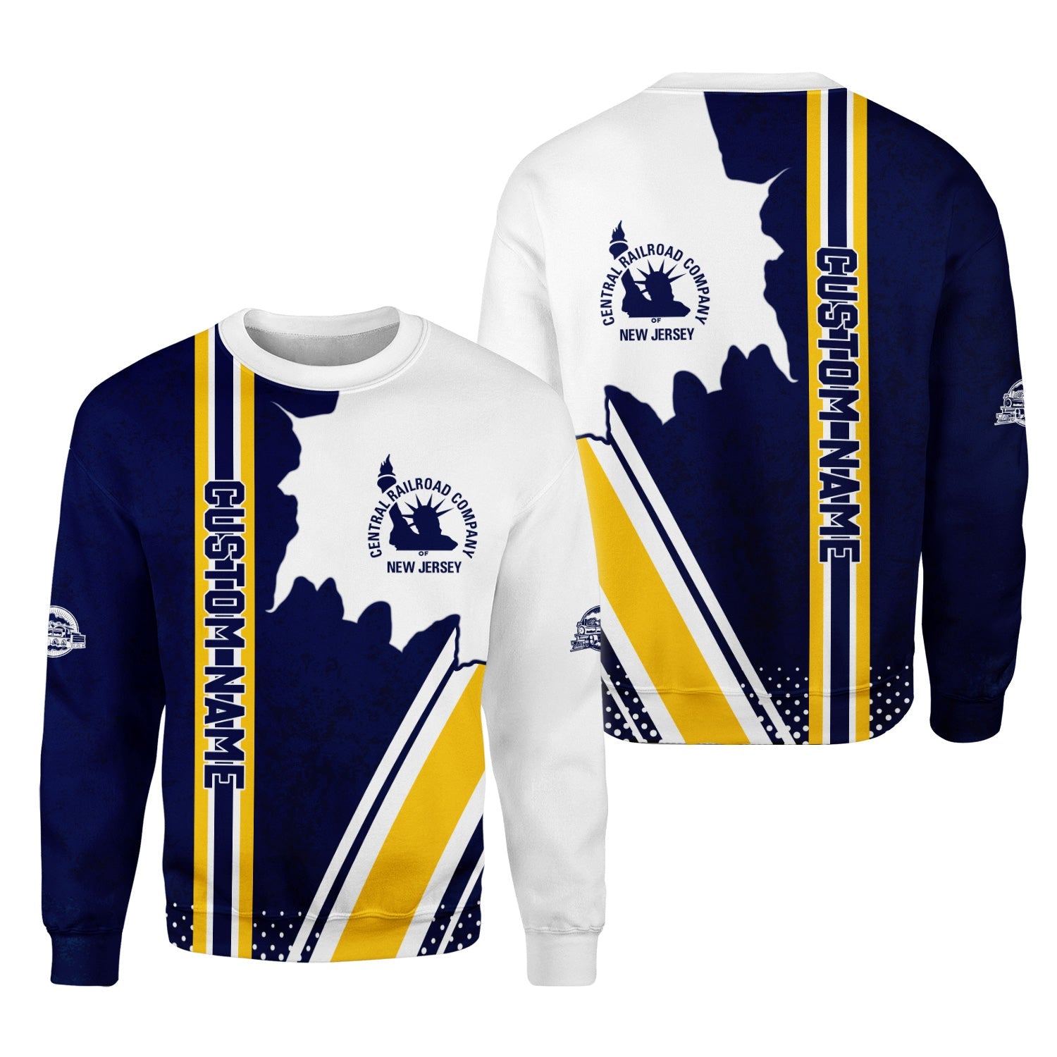 Railspirit Personalized Jersey Central Railroad Sweatshirt All Over Printed Unisex Shirt