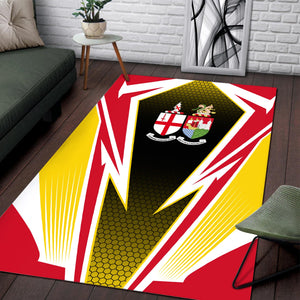 Railspirit Great Western Railway Area Rug Lightning Graphic Style Rug Gift Idea For Train Lover