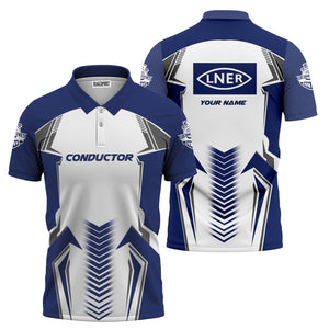 Railspirit Personalized London and North Eastern Railway Polo Shirt Standout Style with Custom Position Train Shirt