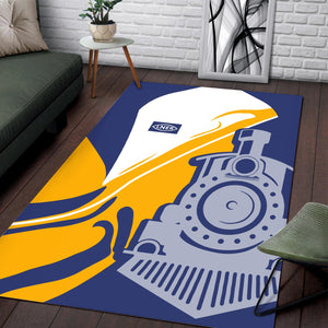 Railspirit London and North Eastern Railway Area Rug Flame-Inspired Style Rug Gift Idea For Train Lovers