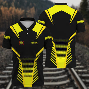 Railspirit Personalized Iowa Interstate Railroad Polo Shirt Unisex IAIS Train Shirt All Over Print