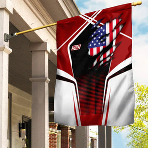 Railspirit Personalized Soo Line Railroad Garden Flag American Vintage All Over Printed Flag