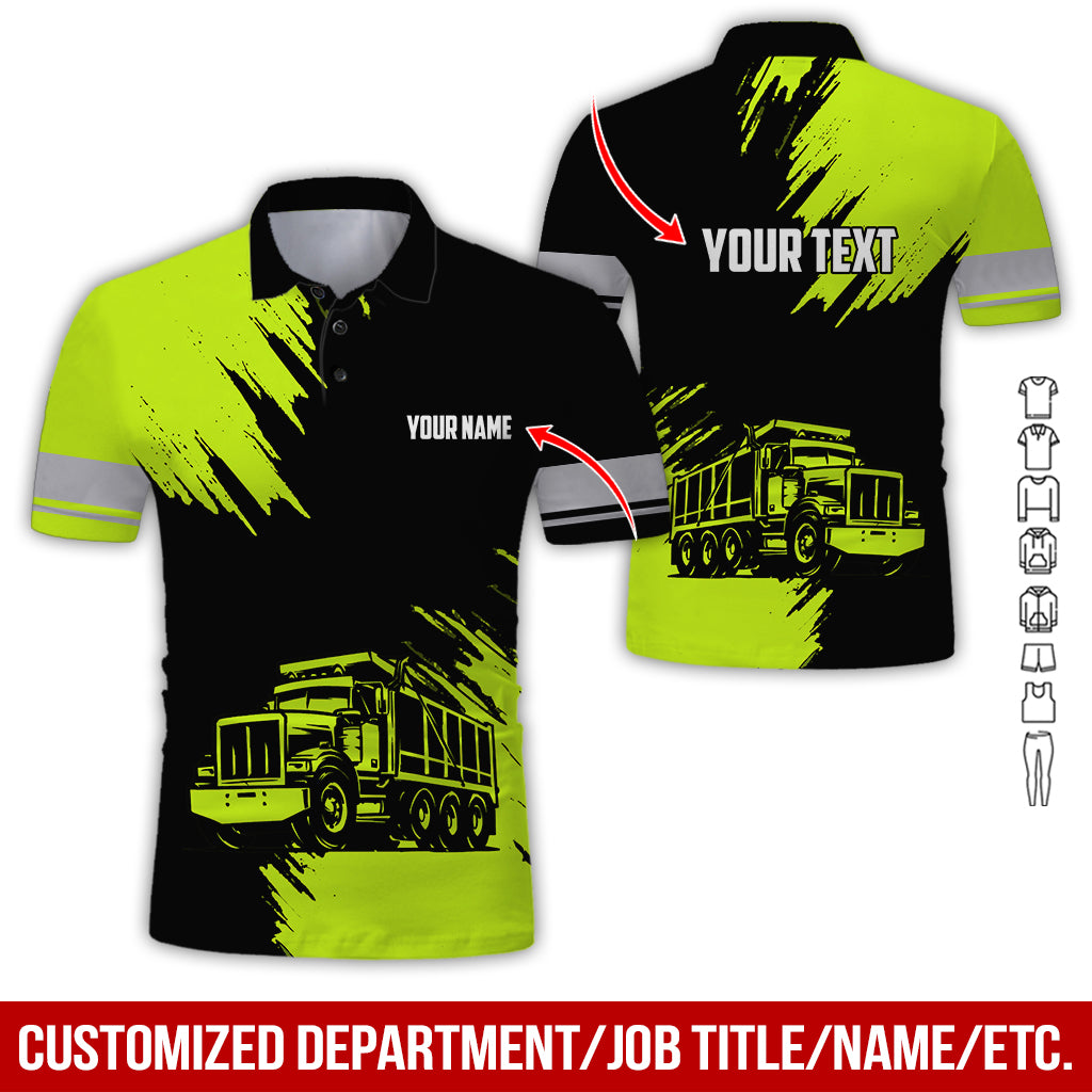 Custom Name Semi Truck Uniform, Personalized Gear for Truck Drivers