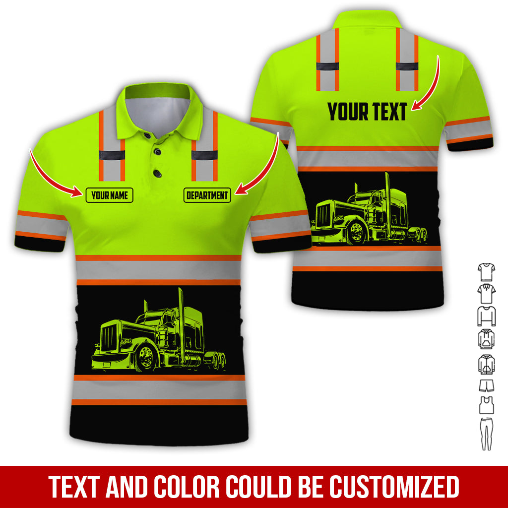 Custom Name Love Trucker Clothes, Personalized Trucker T-shirt