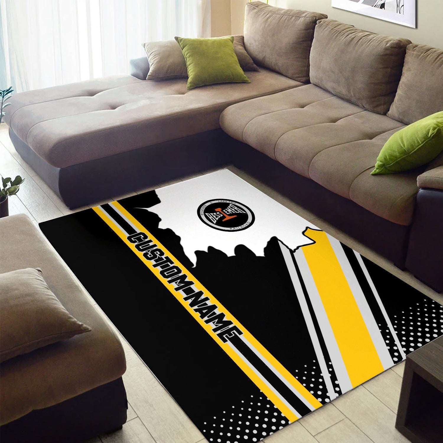 Railspirit Personalized Bessemer And Lake Erie Railroad Area Rug Vintage All Over Printed Rug