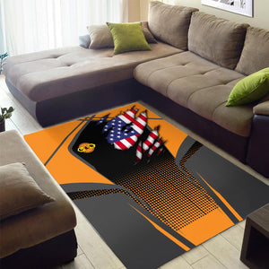 Railspirit Personalized Genesee & Wyoming Inc. Railroad Area Rug American Eagle Vintage Train Rug