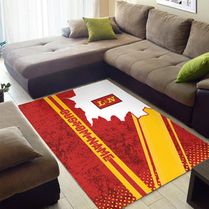 Railspirit Personalized Louisville and Nashville Railroad Area Rug Vintage L&N All Over Printed Rug