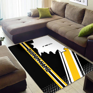 Railspirit Personalized Norfolk Southern Railway Area Rug Vintage All Over Printed Rug