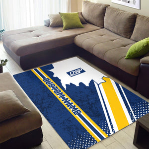 Railspirit Personalized Duluth, Winnipeg and Pacific Railway Area Rug Vintage All Over Printed Rug