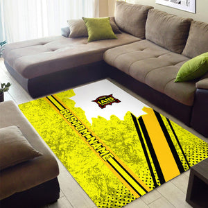 Railspirit Personalized Iowa Interstate Railroad Area Rug Vintage IAIS All Over Printed Rug
