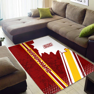 Railspirit Personalized Soo Line Railroad Area Rug Vintage All Over Printed Rug