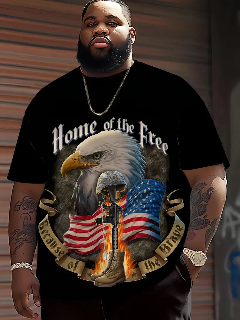 Home Of The Free T Shirt Veteran US Eagle Shirt Gift For Veteran