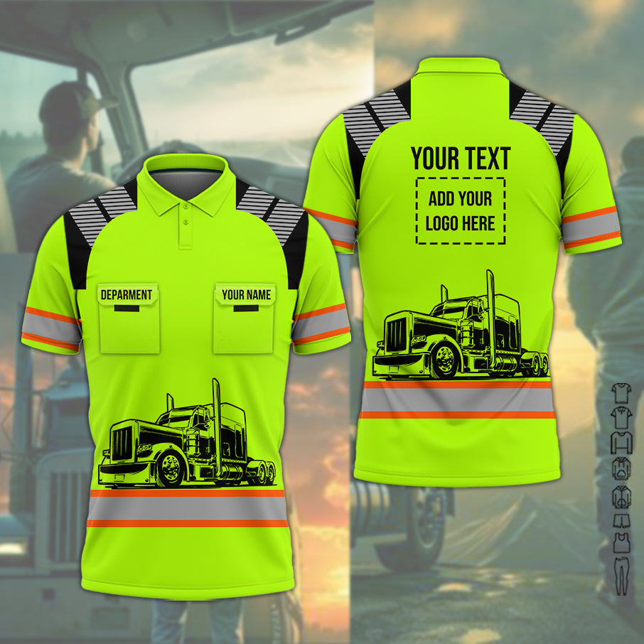 Custom Name Tow Truck Uniform, Personalized Gear for Professional Drivers