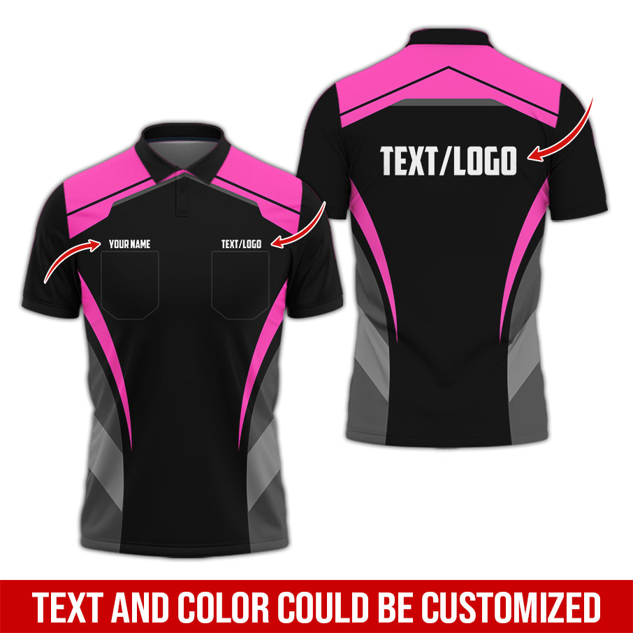 Custom Mechanic Shirt for Men, Printed Pocket Shirt, Pink Mechanic T-Shirt, Unisex Fit for Men and Women, Gift Idea for Car Lovers & Technicians