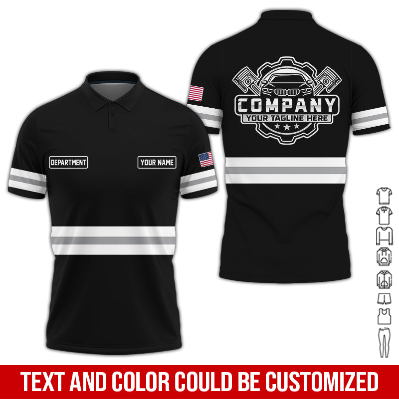 Custom Mechanic Shirt, Gift for Car Lovers, Husband, or Boyfriend, Unisex Fit for Men and Women,Classic White Shirt