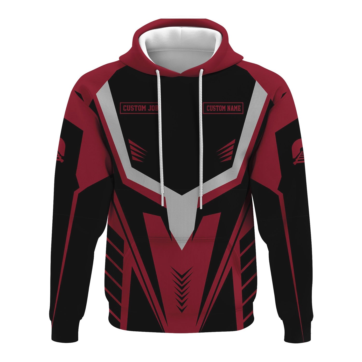 Railspirit Personalized Chicago Great Western Railroad Hoodie Workwear-Inspired with Custom Position Train Zip Up Hoodie