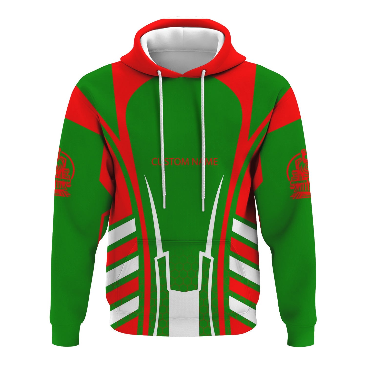 Railspirit Personalized Elgin Joliet And Eastern Railroad Hoodie Striped Railroad Style Train Zip Up Hoodie All Over Print