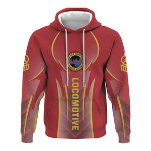 Railspirit Personalized Florida East Coast Railway Hoodie Striking Line Style Train Zip Up Hoodie For Locomotive Lovers