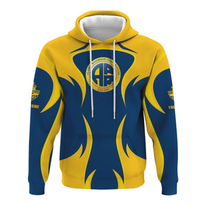 Railspirit Personalized Alaska Railroad Hoodie Distinctive Flame Style Zip Up Hoodie For Steam Engine Addict