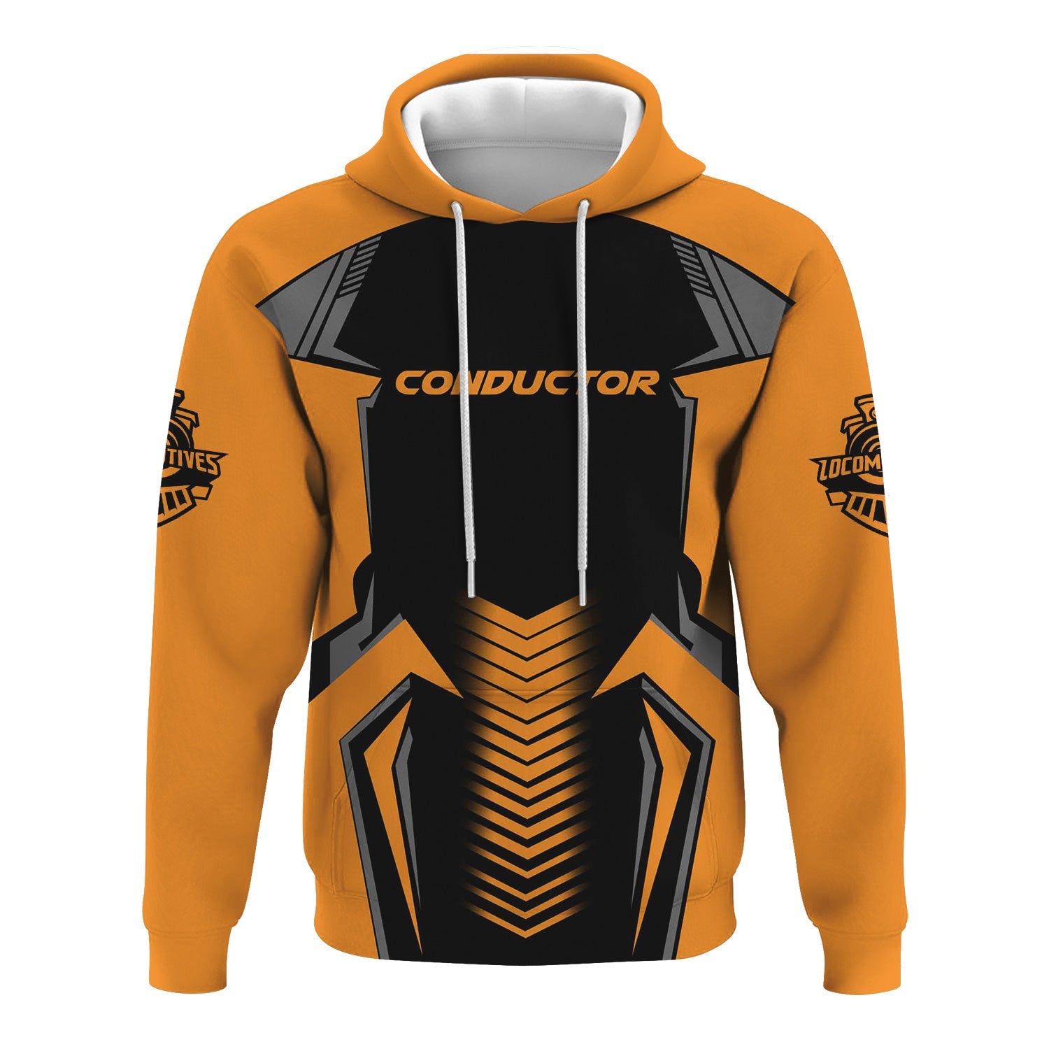 Railspirit Personalized Genesee & Wyoming Inc. Railroad Hoodie Standout Style with Custom Position Train Zip Up Hoodie