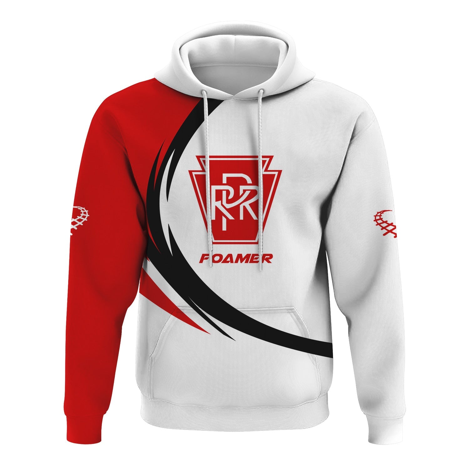 Railspirit Personalized Pennsylvania Railroad Hoodie Unique Graphic Style Zip Up Hoodie For Train Enthusiasts