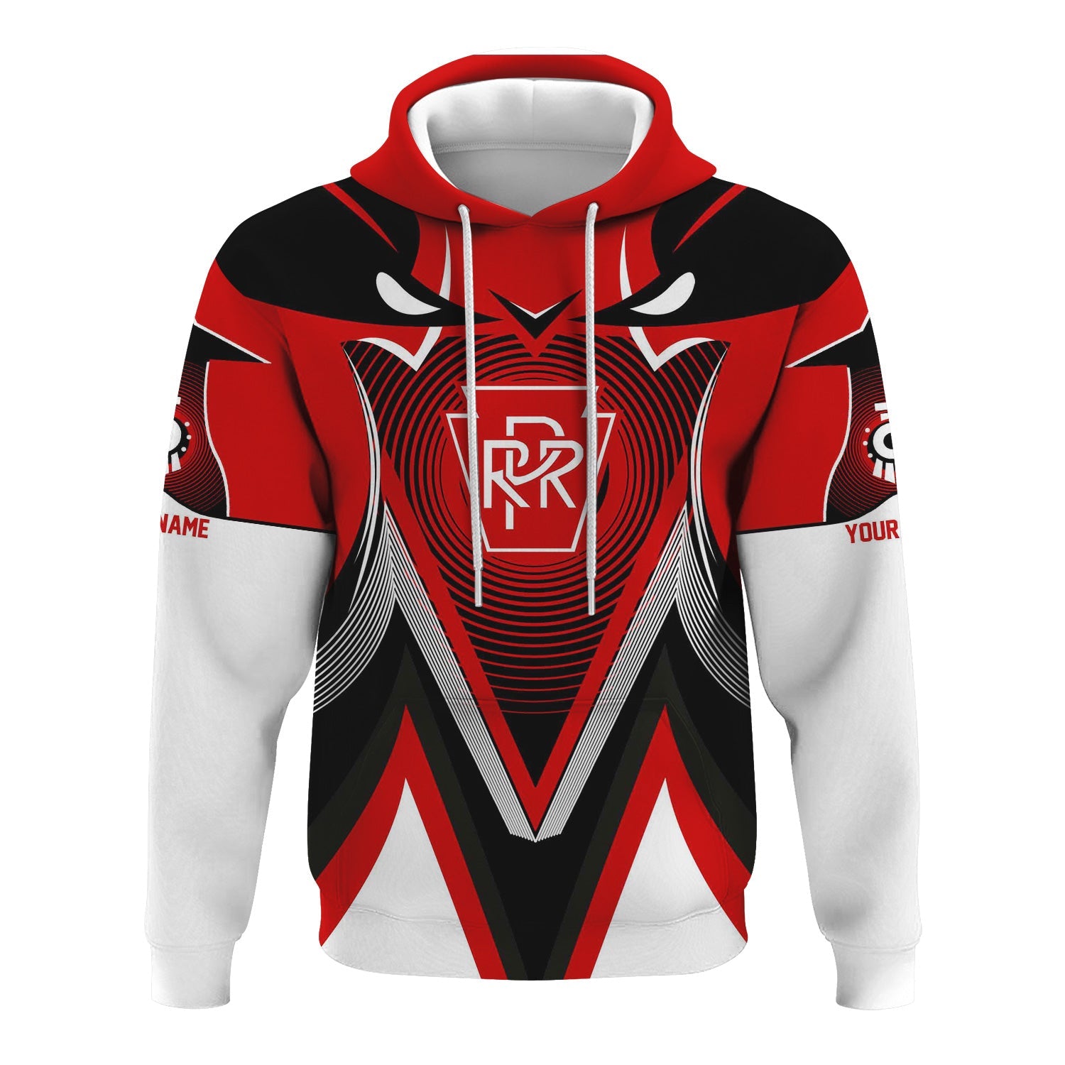 Railspirit Personalized Pennsylvania Railroad Hoodie Vibrant Graphic Pattern Zip Up Hoodie For Train Enthusiasts