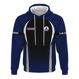 Railspirit Personalized Baltimore and Ohio Railroad Hoodie Stress Is Caused By Not Having Enough Trains B&O  Zip Up Hoodie