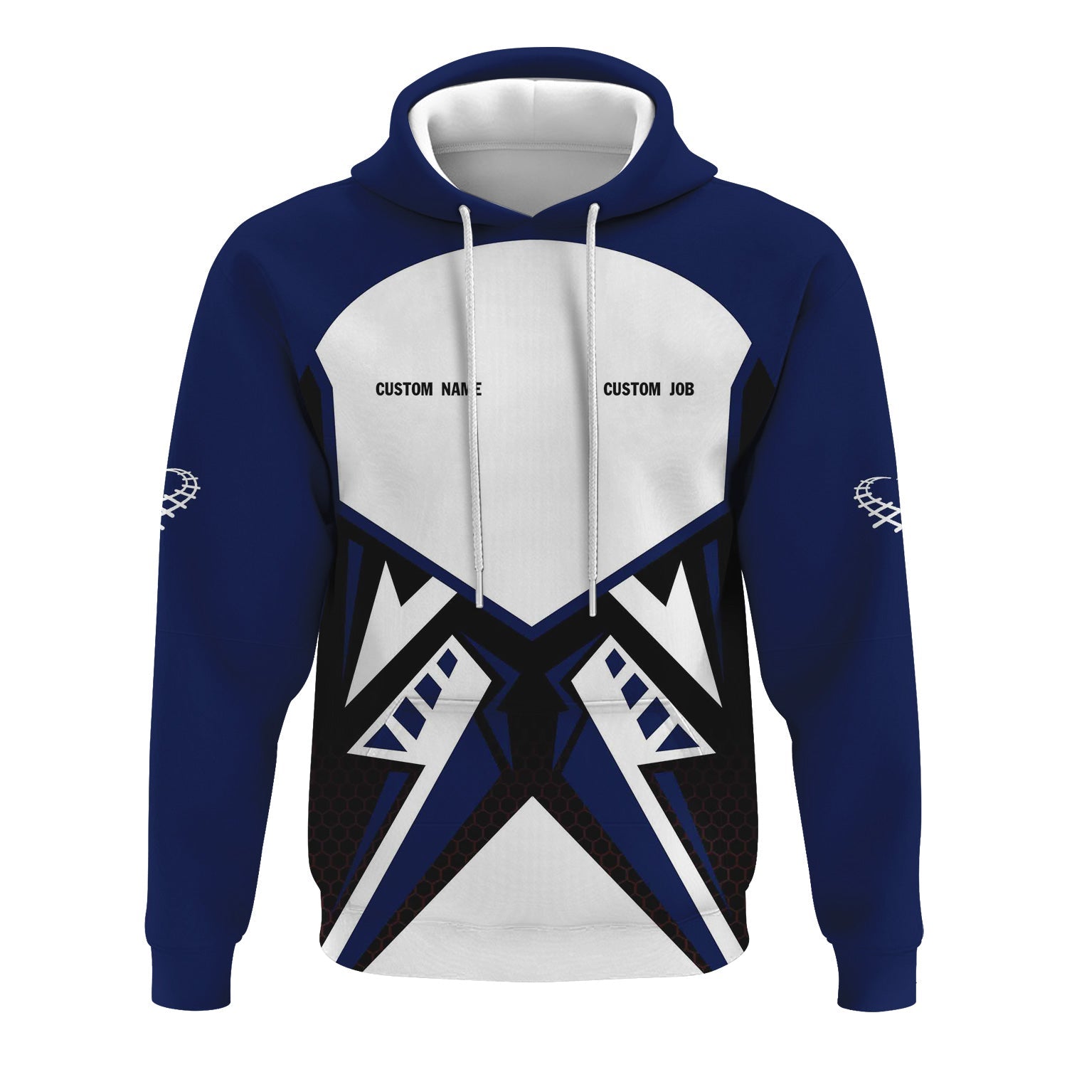 Railspirit Personalized Baltimore and Ohio Railroad Hoodie Vibriant Style with Custom Position B&O Train Zip Up Hoodie