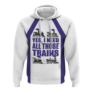 Railspirit Custom Name Southern Pacific Railroad Hoodie Yes I Need All Those Train Printed Zip Hoodie