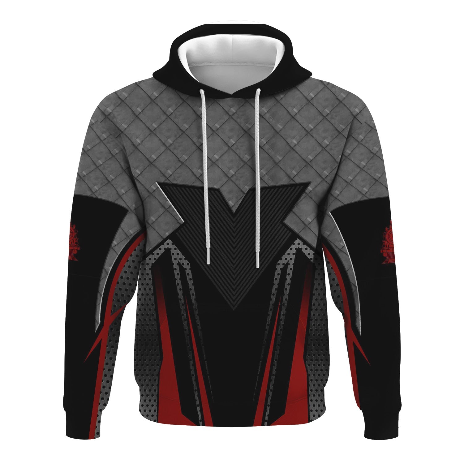 Railspirit Personalized Great Northern Railway Hoodie Rugged Steel Vibes GNR Train Zip Up Hoodie All Over Print