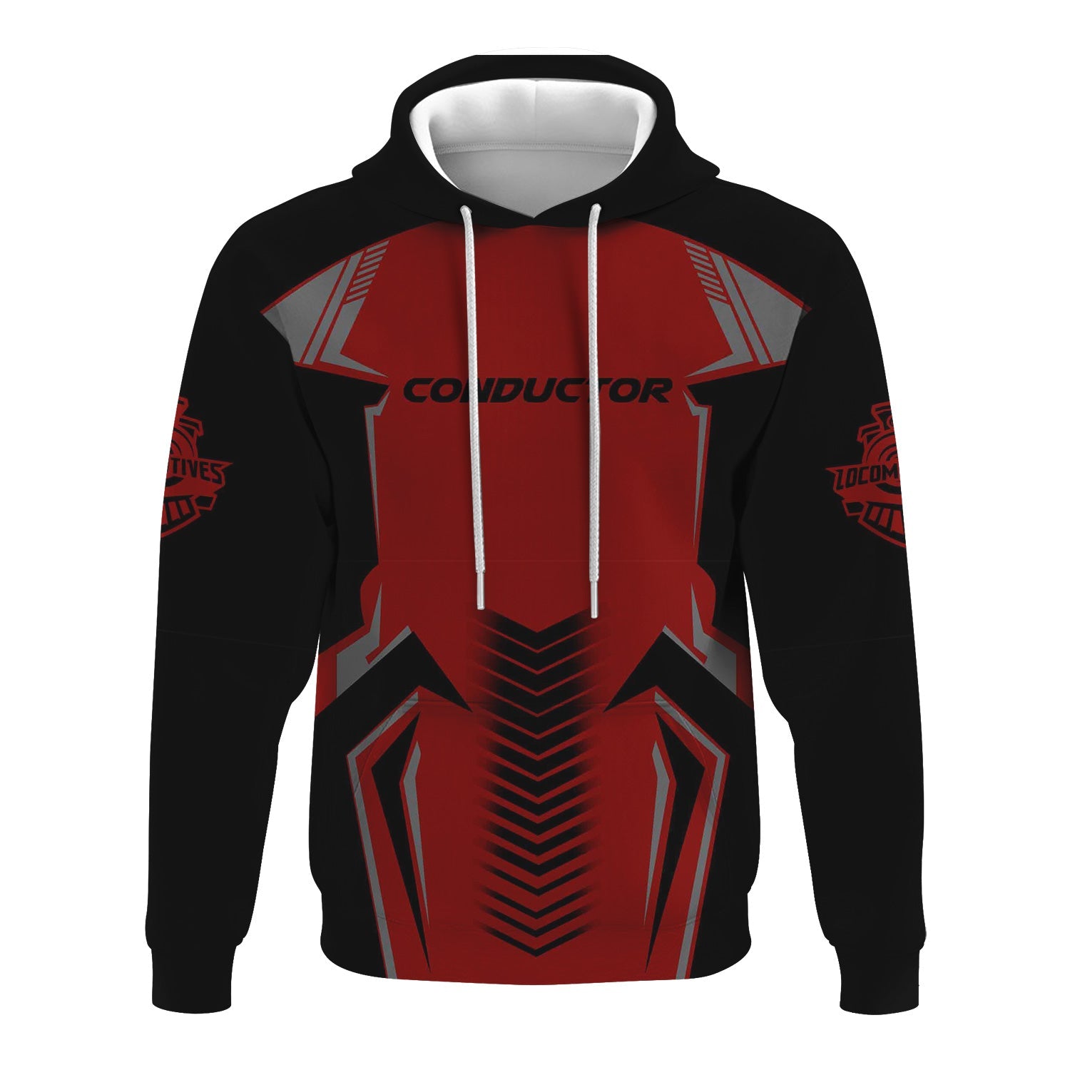 Railspirit Personalized Great Northern Railway Hoodie Standout Style with Custom Position GNR Train Zip Up Hoodie