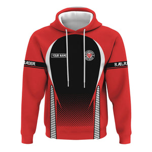 Railspirit Personalized Seaboard Air Line Railroad Hoodie Stress Is Caused By Not Having Enough Trains  Zip Up Hoodie
